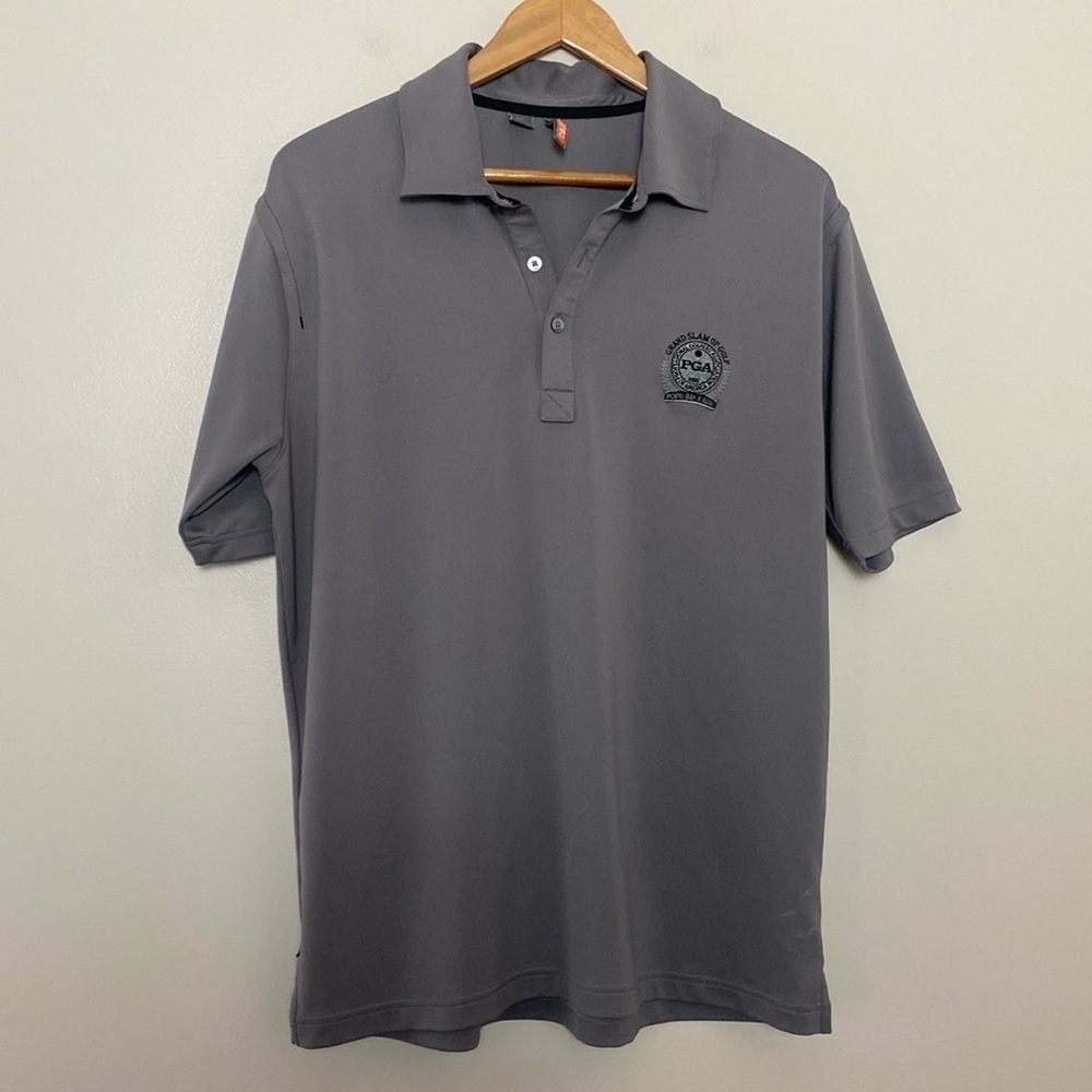 Cutter & Buck‎ PGA Poipu Bay Kauai Grand Slam of Golf Grey Short Sleeve Polo L